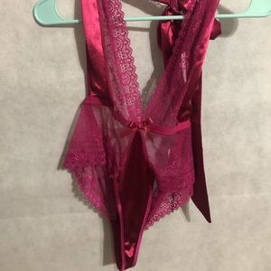 NEW pink Fashion nova lingerie